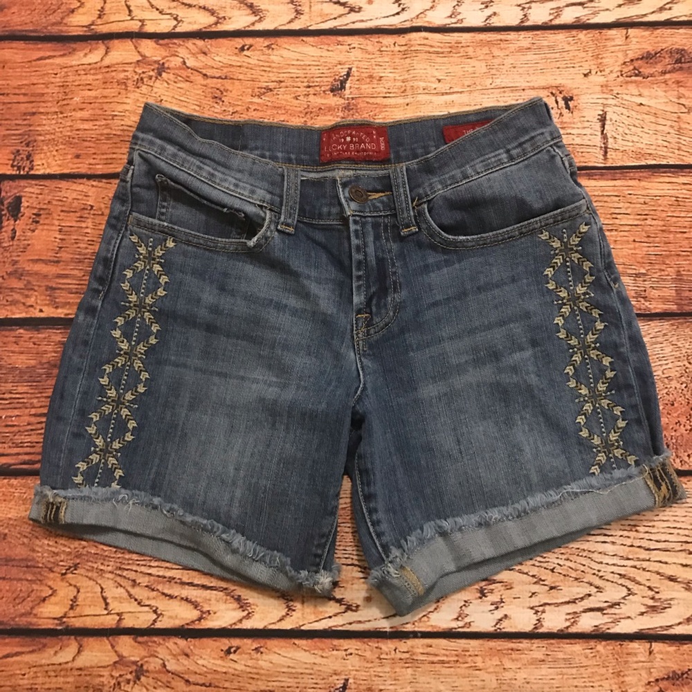 Lucky Band jean shorts size 24 - Picture 1 of 6